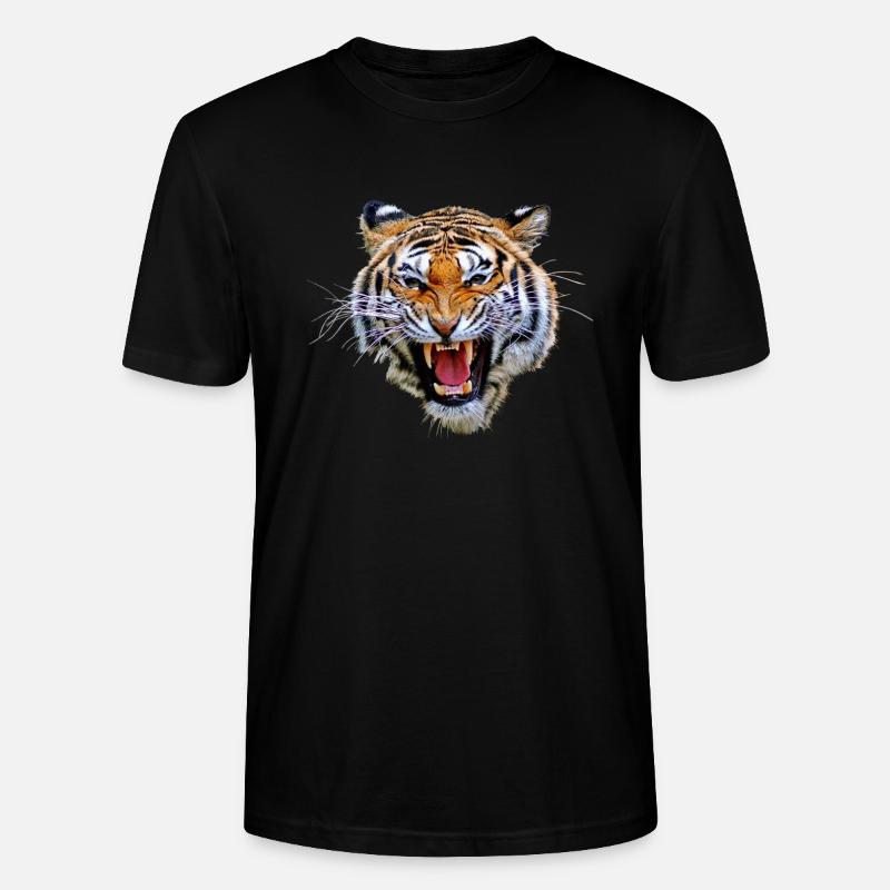Tiger tg835 - Stanley/Stella Unisex Bio-T-Shirt CRAFTER - Schwarz
