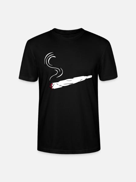 Kiffen joint design - Stanley/Stella CRAFTER Unisex Organic T-Shirt - black