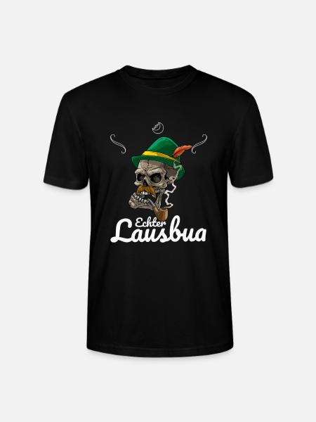 Lausbua Lederhosen - Stanley/Stella Unisex Bio-T-Shirt CRAFTER - Schwarz