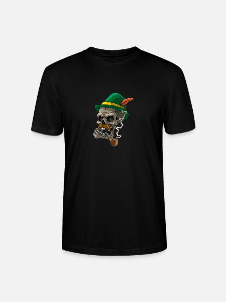 Lausbua Lausbub Lederhosen Trachten - Stanley/Stella CRAFTER Unisex Organic T-Shirt - black