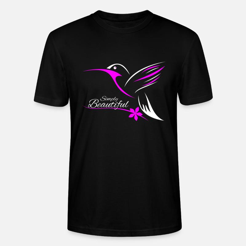 j'aime libellule - T-shirt bio CRAFTER Stanley Stella Unisexe - noir