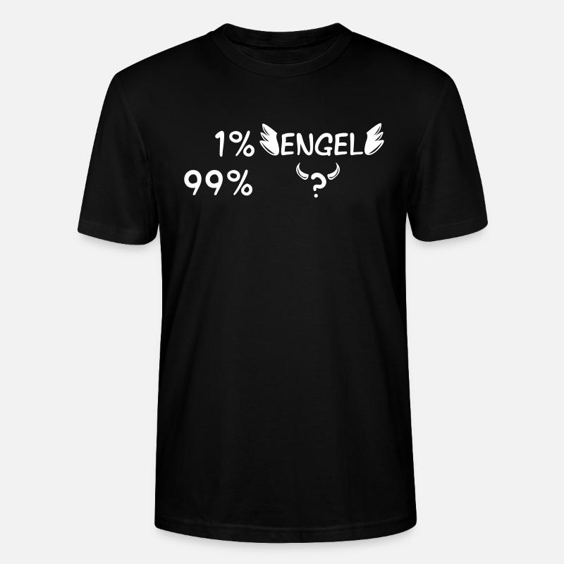 Engel oder Teufel - Stanley/Stella Unisex Bio-T-Shirt CRAFTER - Schwarz