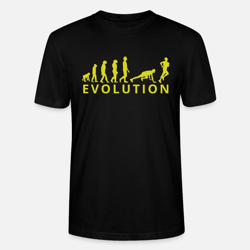Evolution d'un athlète - T-shirt bio CRAFTER Stanley Stella Unisexe - noir