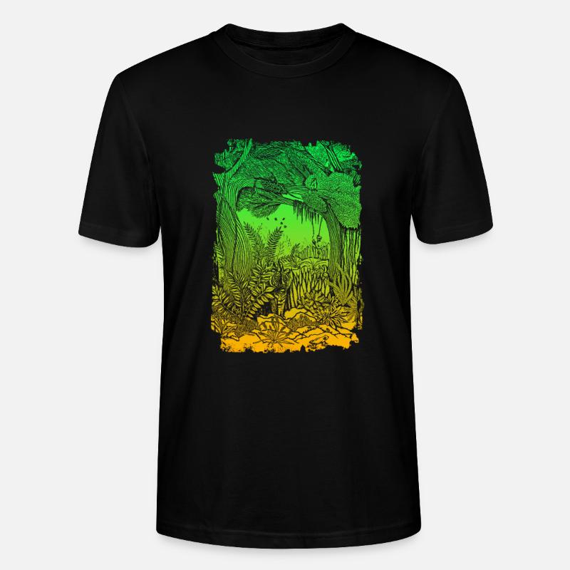 Jungle Rainforest Conservation Amazon - T-shirt bio CRAFTER Stanley Stella Unisexe - noir