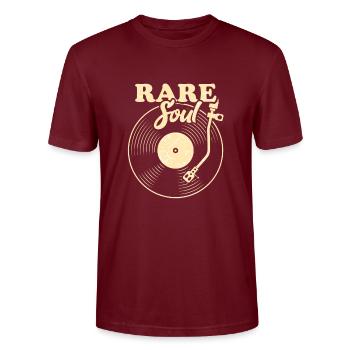 Musique soul jazz - T-shirt bio CRAFTER Stanley Stella Unisexe - bordeaux - Devant - Alina (178cm) & Michal (187cm)