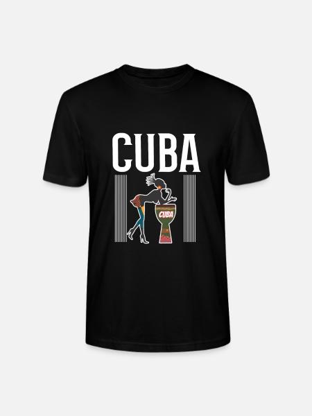 Kuba Cuba - Stanley/Stella Unisex Bio-T-Shirt CRAFTER - Schwarz