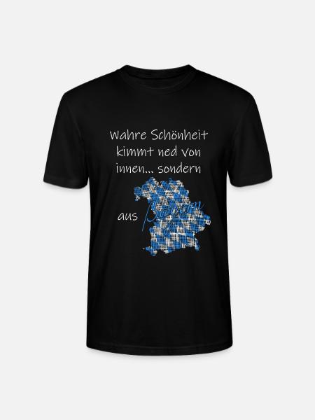 Bayern lustiger Spruch - Stanley/Stella Unisex Bio-T-Shirt CRAFTER - Schwarz