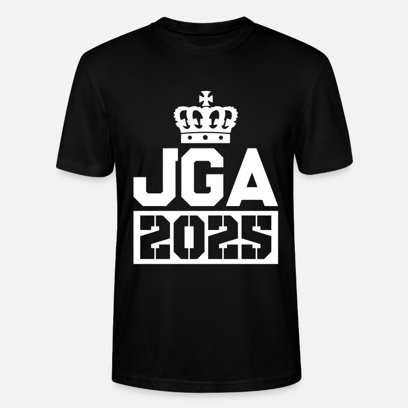 Jga 2025 Junggesellenabschied - Stanley/Stella Unisex Bio-T-Shirt CRAFTER - Schwarz