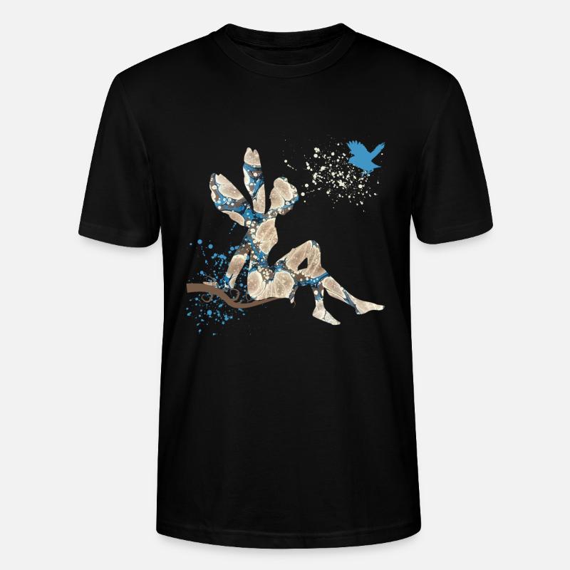 frais e 242 - T-shirt bio CRAFTER Stanley Stella Unisexe - noir