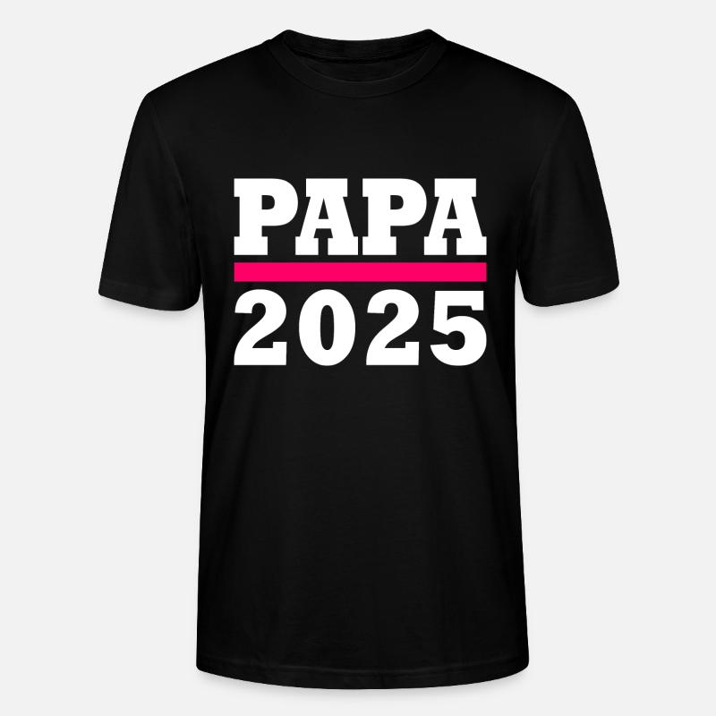 Papa 2025 - Stanley/Stella Unisex Bio-T-Shirt CRAFTER - Schwarz