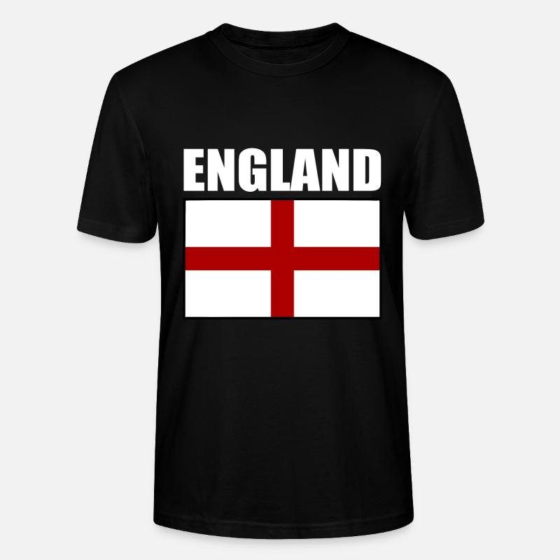 England - Stanley/Stella Unisex Bio-T-Shirt CRAFTER - Schwarz