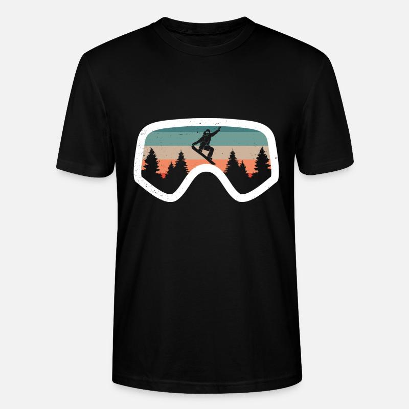 Ski Goggles - Stanley/Stella Unisex Bio-T-Shirt CRAFTER - Schwarz