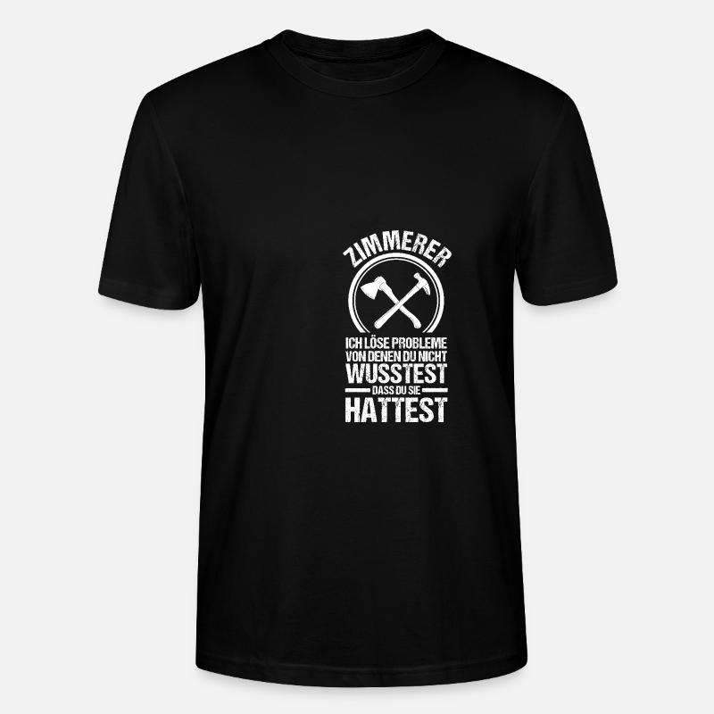 Carpenter Carpenter - Stanley/Stella CRAFTER Unisex Organic T-Shirt - black