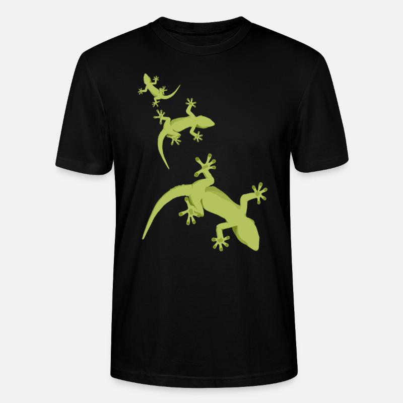 echsen - Stanley/Stella Unisex Bio-T-Shirt CRAFTER - Schwarz