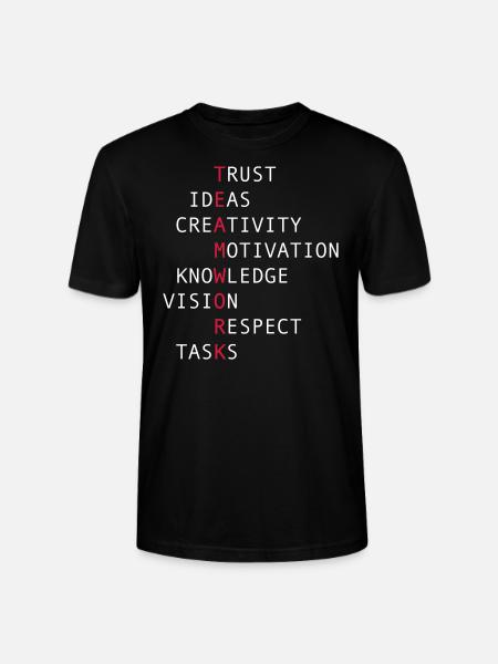 Teamwork - Stanley/Stella Unisex Bio-T-Shirt CRAFTER - Schwarz