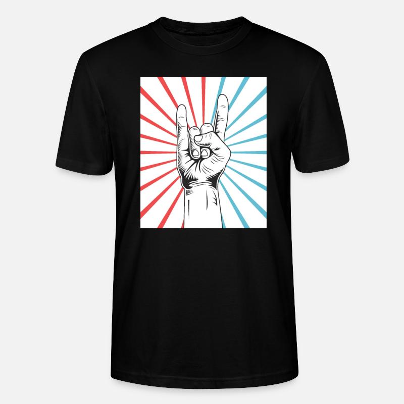 Rock & Roll - Stanley/Stella Unisex Bio-T-Shirt CRAFTER - Schwarz
