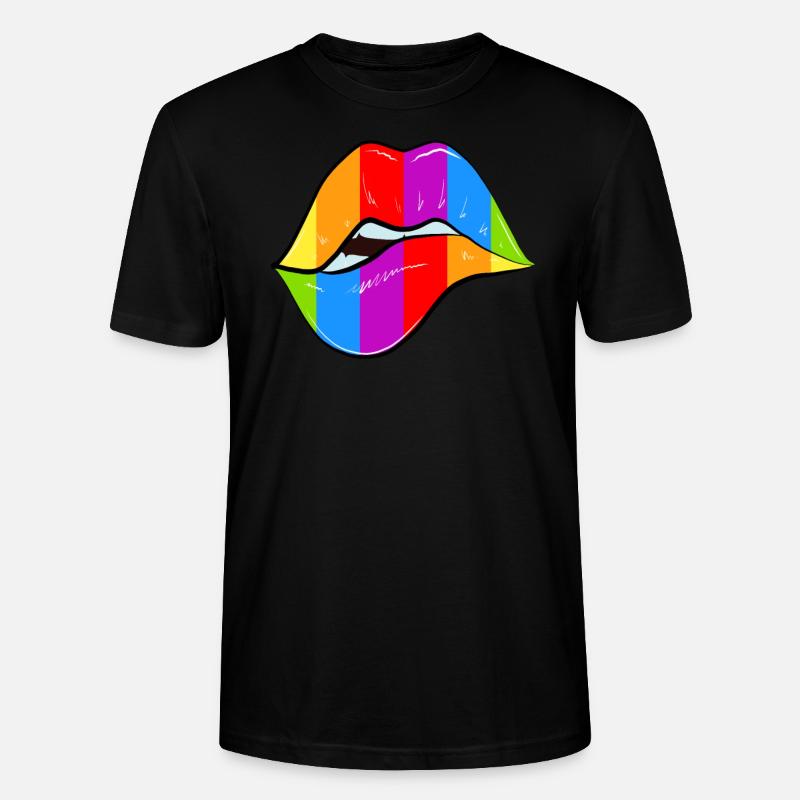 Rainbow - Stanley/Stella Unisex Bio-T-Shirt CRAFTER - Schwarz