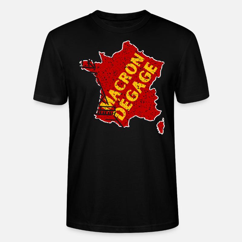 MACRON RÄUMT - Stanley/Stella Unisex Bio-T-Shirt CRAFTER - Schwarz