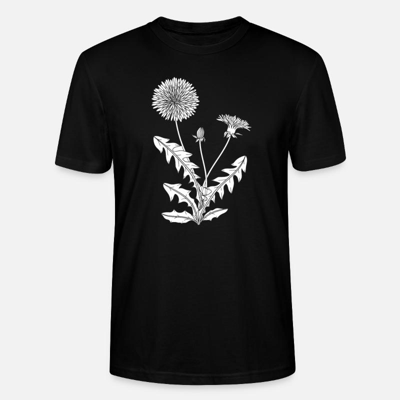 Wildblumen - Stanley/Stella Unisex Bio-T-Shirt CRAFTER - Schwarz