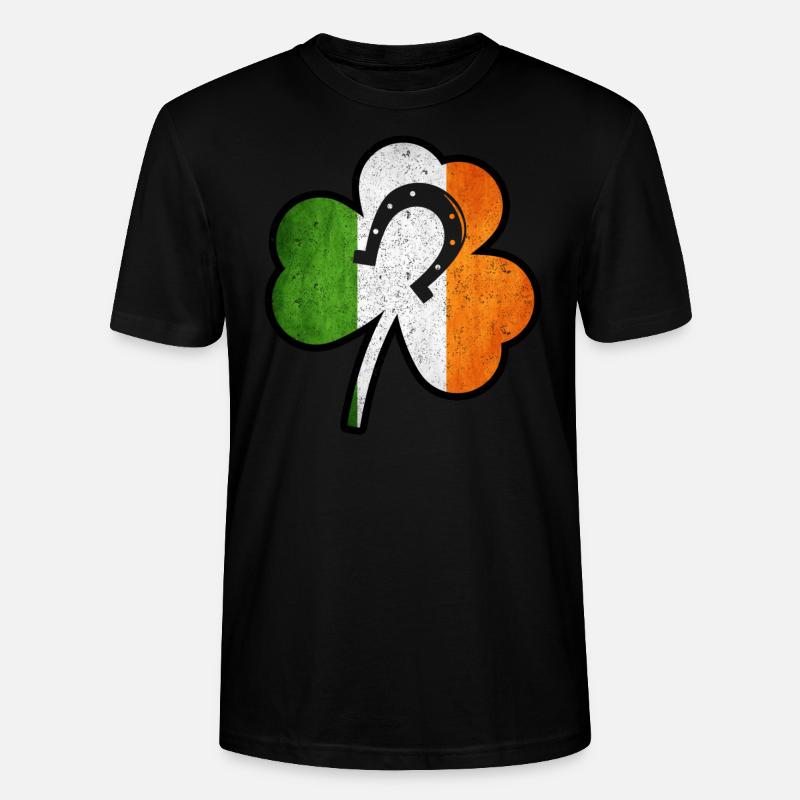 Fête de la Saint-Patrick - T-shirt bio CRAFTER Stanley Stella Unisexe - noir