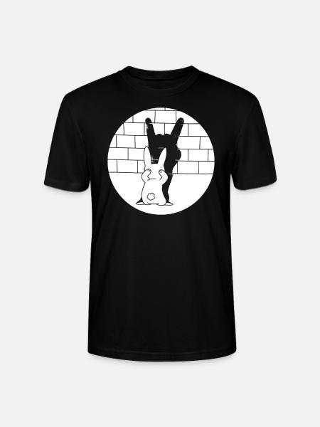 Rock Bunny Fun - Stanley/Stella Unisex Bio-T-Shirt CRAFTER - Schwarz