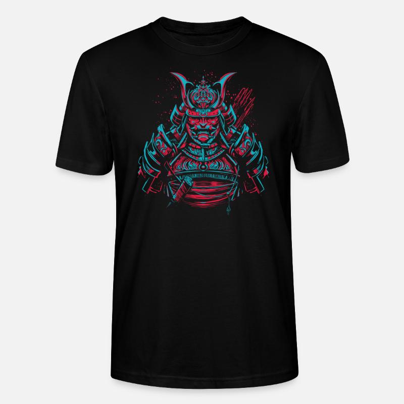 Samurai Krieger Kunst - Stanley/Stella Unisex Bio-T-Shirt CRAFTER - Schwarz