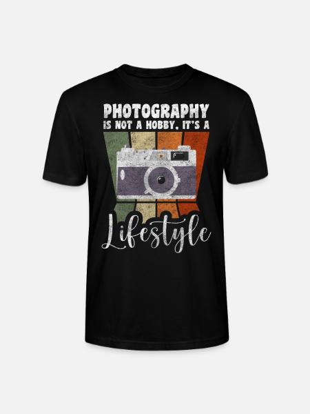 Photographer Image Digital Camera - Stanley/Stella CRAFTER Unisex Organic T-Shirt - black