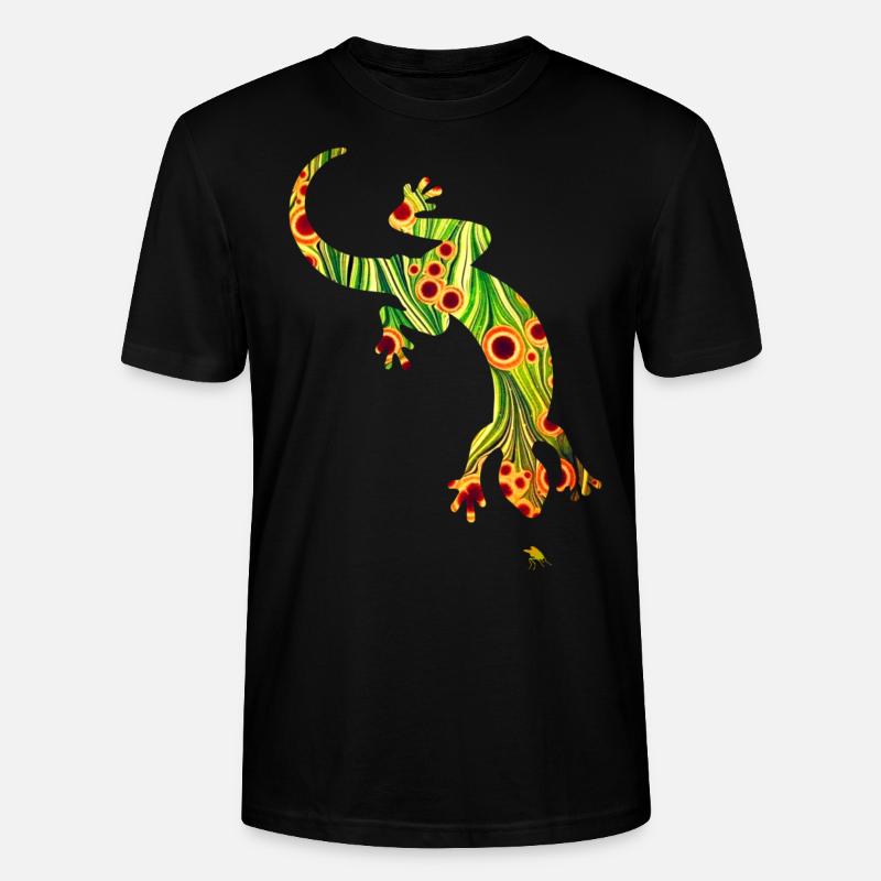 Lézard E 110 - T-shirt bio CRAFTER Stanley Stella Unisexe - noir