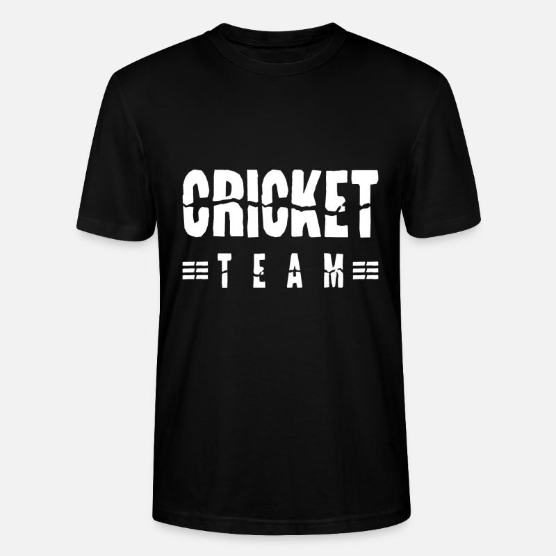 Cricket Team - Stanley/Stella Unisex Bio-T-Shirt CRAFTER - Schwarz