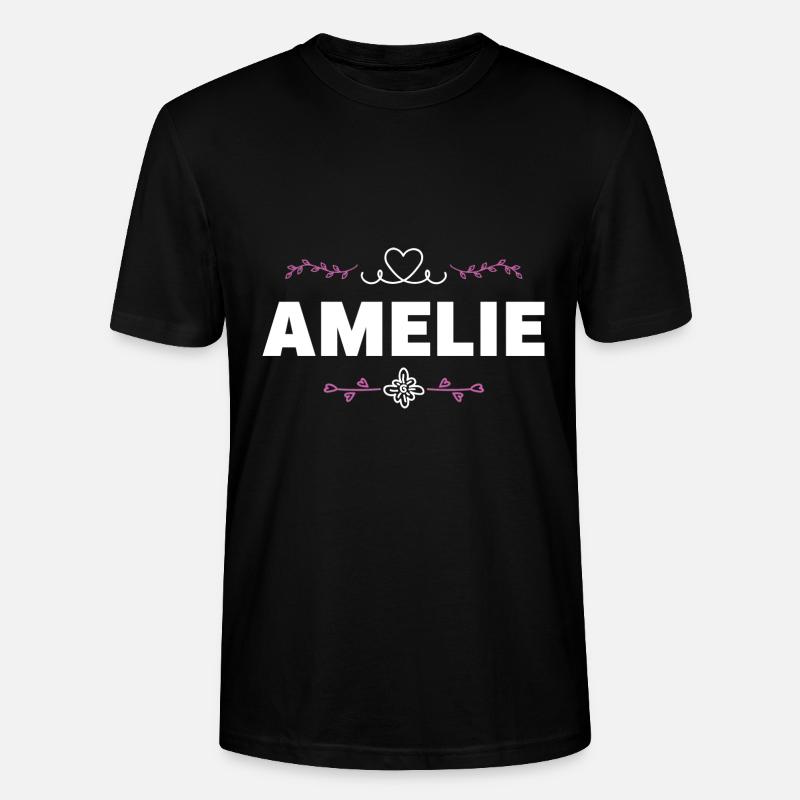 Amelie - Stanley/Stella Unisex Bio-T-Shirt CRAFTER - Schwarz