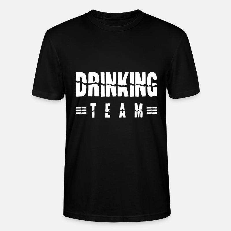 Équipe de consommation d’alcool - T-shirt bio CRAFTER Stanley Stella Unisexe - noir