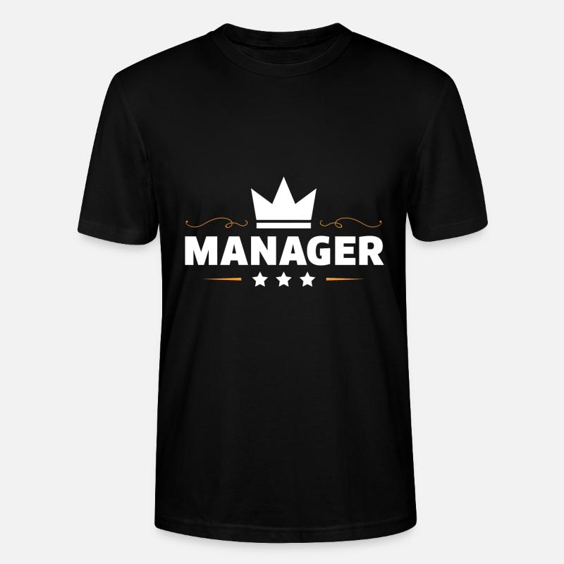 Manager Beruf - Stanley/Stella Unisex Bio-T-Shirt CRAFTER - Schwarz