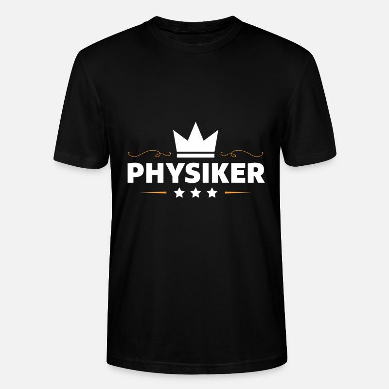Physiker Beruf - Stanley/Stella Unisex Bio-T-Shirt CRAFTER - Schwarz