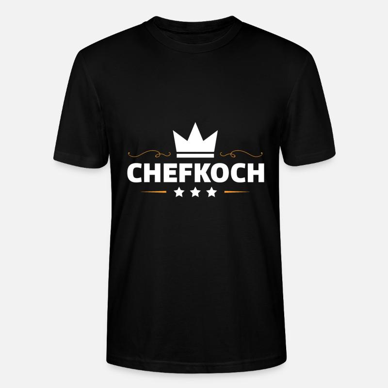 Chefkoch Kochen - Stanley/Stella Unisex Bio-T-Shirt CRAFTER - Schwarz