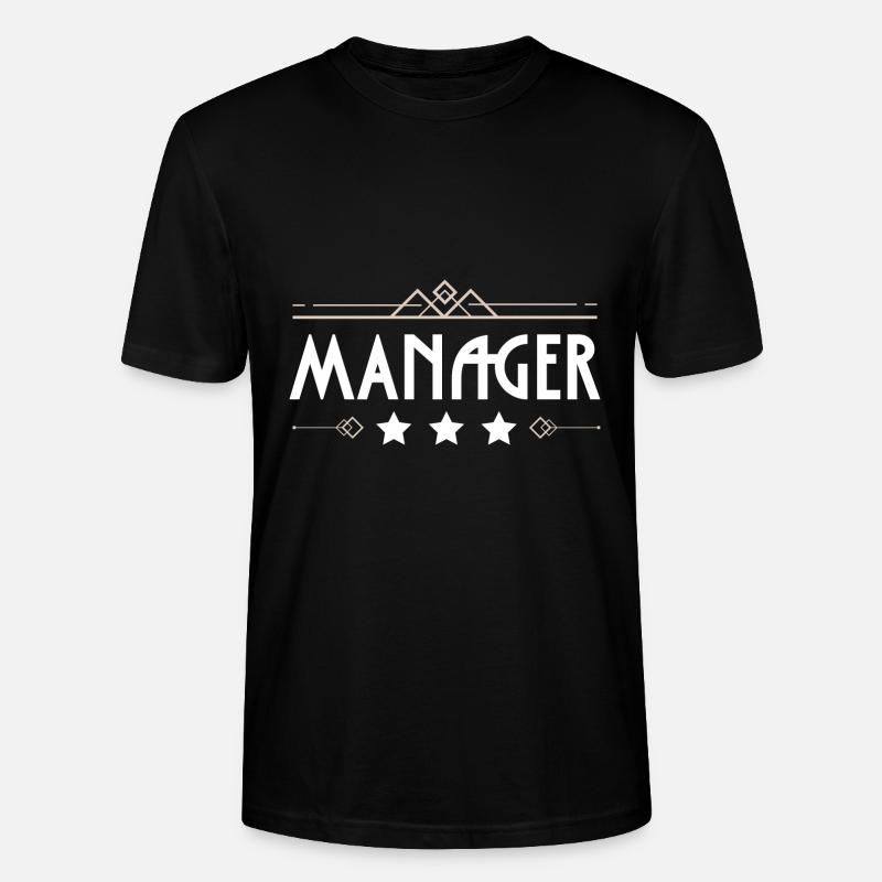 Manager Beruf - Stanley/Stella Unisex Bio-T-Shirt CRAFTER - Schwarz