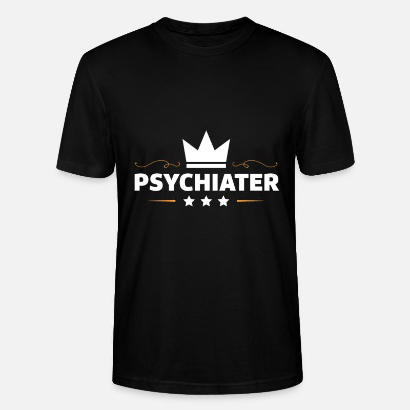 Psychiater Beruf - Stanley/Stella Unisex Bio-T-Shirt CRAFTER - Schwarz