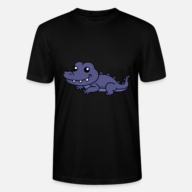Alligator Comic Tier - Stanley/Stella Unisex Bio-T-Shirt CRAFTER - Schwarz