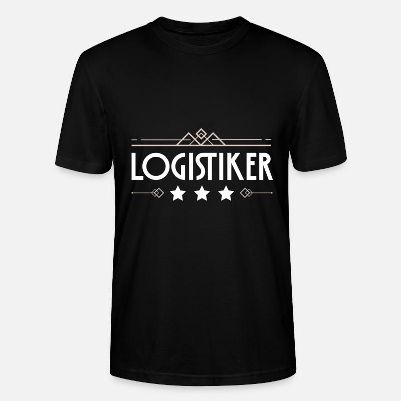 Logistiker Beruf - Stanley/Stella Unisex Bio-T-Shirt CRAFTER - Schwarz