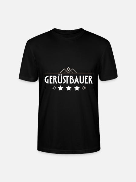 Gerüstbauer Beruf - Stanley/Stella Unisex Bio-T-Shirt CRAFTER - Schwarz