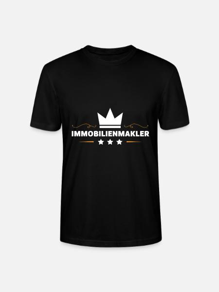 Immobilienmakler Beruf - Stanley/Stella Unisex Bio-T-Shirt CRAFTER - Schwarz
