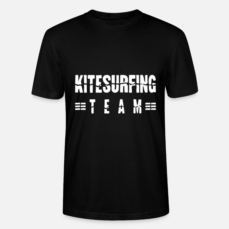 Équipe de kitesurf - T-shirt bio CRAFTER Stanley Stella Unisexe - noir