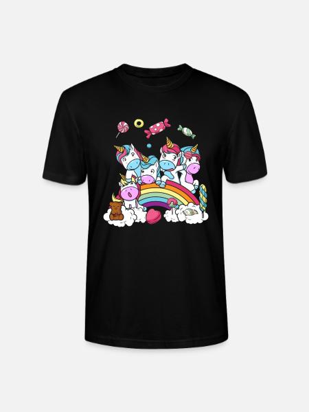 Birthday Gift Unicorn Party Daughter - Stanley/Stella CRAFTER Unisex Organic T-Shirt - black