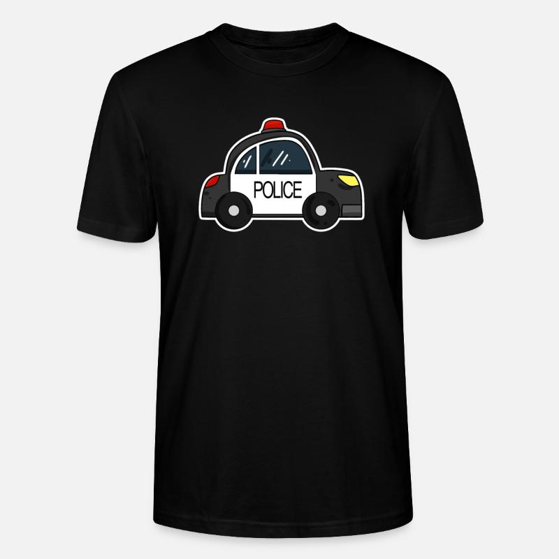Polizeiwagen - Stanley/Stella Unisex Bio-T-Shirt CRAFTER - Schwarz