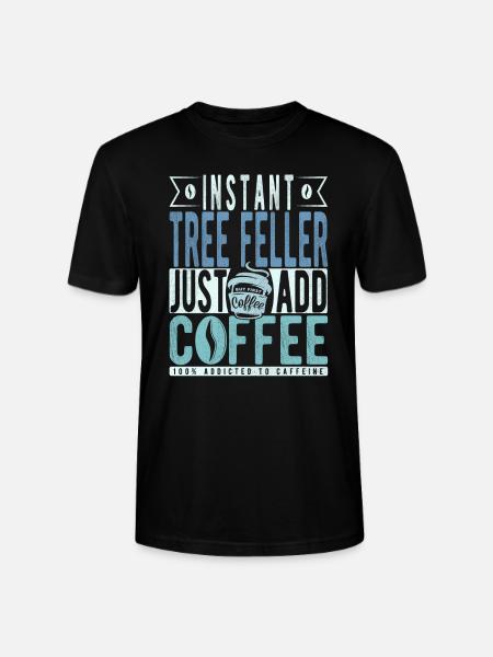Baum Faller coffee saying - Stanley/Stella CRAFTER Unisex Organic T-Shirt - black