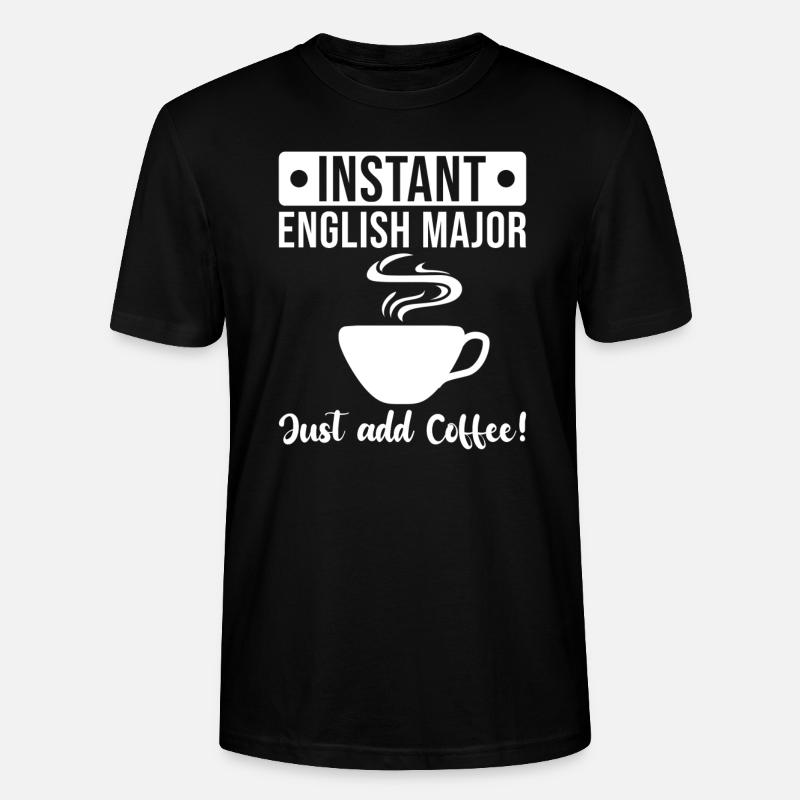 Englisch Abschluss - Stanley/Stella Unisex Bio-T-Shirt CRAFTER - Schwarz