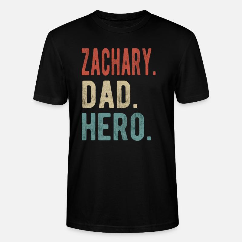 Zachary Papa Held - Stanley/Stella Unisex Bio-T-Shirt CRAFTER - Schwarz