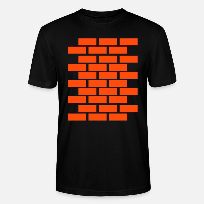 mauer - Stanley/Stella Unisex Bio-T-Shirt CRAFTER - Schwarz