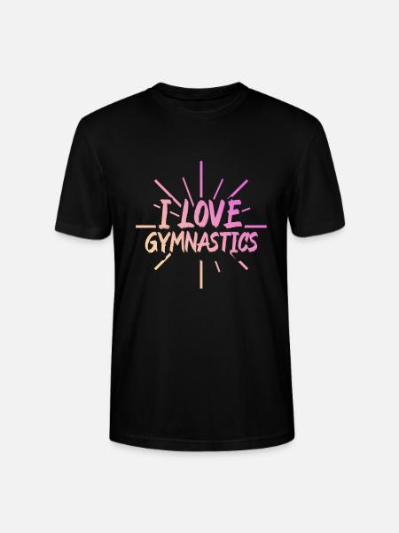 Ich liebe Gymnastik - Stanley/Stella Unisex Bio-T-Shirt CRAFTER - Schwarz