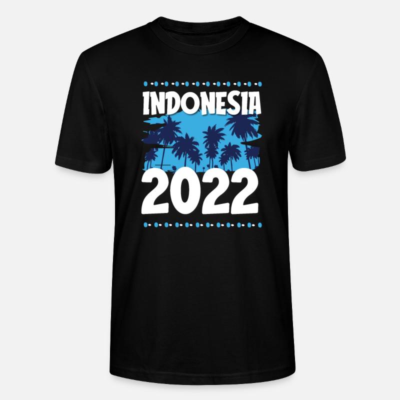 Indonésie 2022 - T-shirt bio CRAFTER Stanley Stella Unisexe - noir