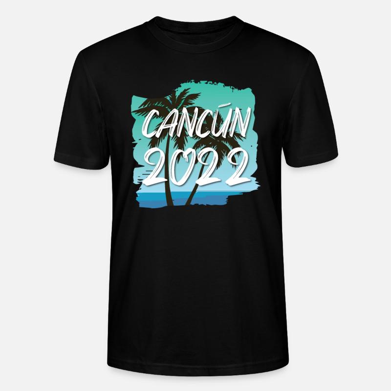 Cancun 2022 - Stanley/Stella Unisex Bio-T-Shirt CRAFTER - Schwarz
